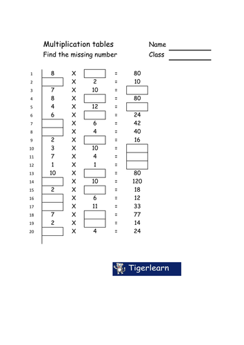 100 mental math questions exam/worksheet - add, subtract, divide, multiply with answers V2