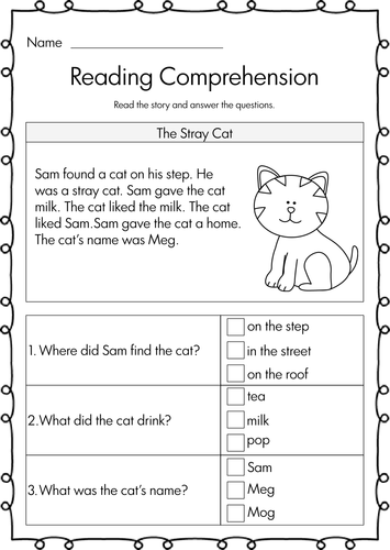 1st Reading Comprehensions Eyfs Ks1 