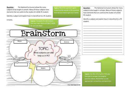 Revision activities for GCSE PE, ideal as starters, extensions tasks or whole lessons. Ready for use