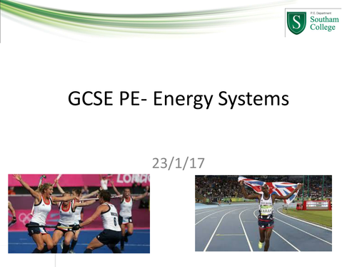 Edexcel GCSE PE 2016 9-1 Aerobic and Anaerobic Energy Systems