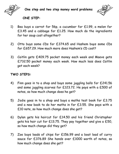 Year 4 Maths - Money | Teaching Resources