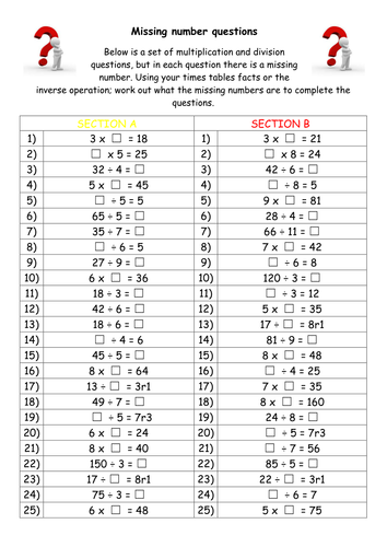 Year 4 Maths - Multiplication and Division | Teaching Resources