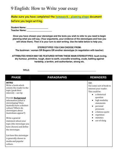 Australian stereotypes picture