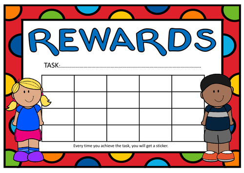 100 CHILDREN'S REWARD CHARTS TEACHING RESOURCES EYFS KS1 KS2 BEHAVIOUR