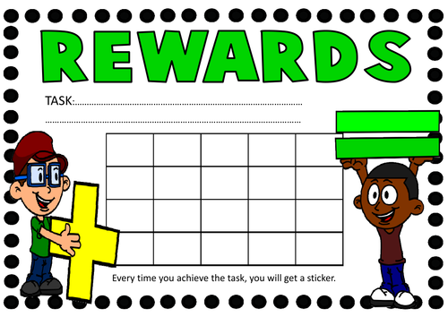 100 CHILDREN'S REWARD CHARTS TEACHING RESOURCES EYFS KS1 KS2 BEHAVIOUR