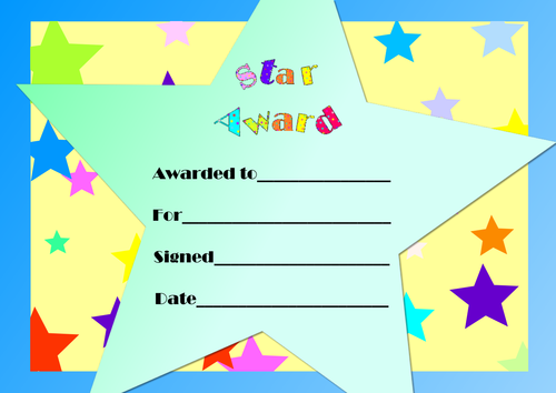 Five Award Certificates to Print and Go | Teaching Resources