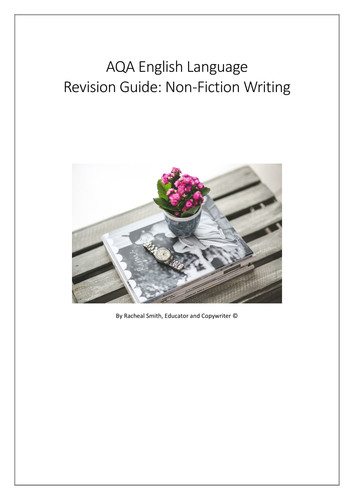 AQA English Language Paper 2 nonfiction writing