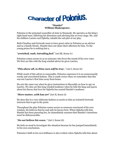 Hamlet essay questions and answers pdf picture