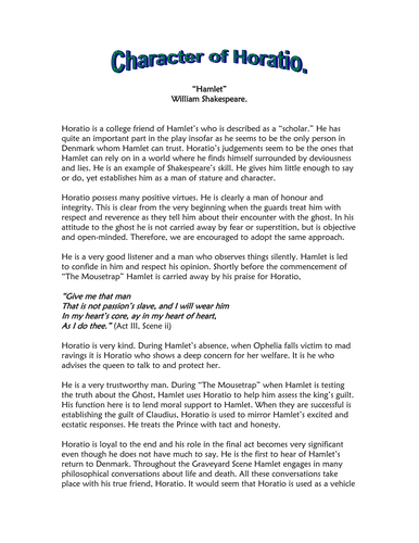 Hamlet 24 essay 07 picture