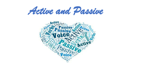 The Active and Passive Voice