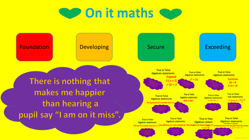 Algebraic statements True or False