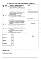 Essay marking comments examples picture