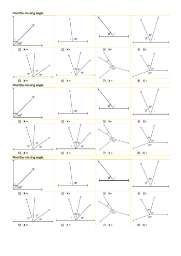 Missing Angles Year 5 Lesson Pack | Teaching Resources