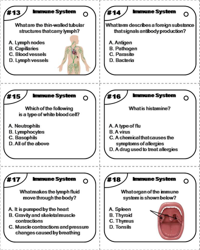 immune system critical thinking questions