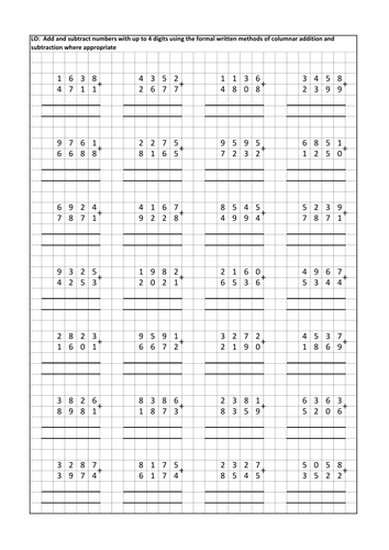 Ks2 Maths Worksheets Teaching Resources