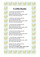 5 little ducks story mat; EYFS, communication and language, story ...