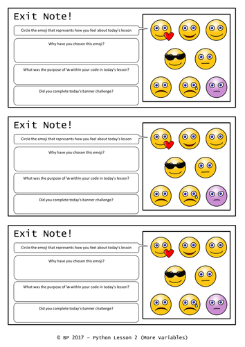 Python Programming - Lesson 2 - More Variables (print multiple variables)  FULLY RESOURCED LESSON!