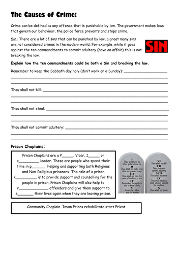 Causes of Crime and Aims of Punishment