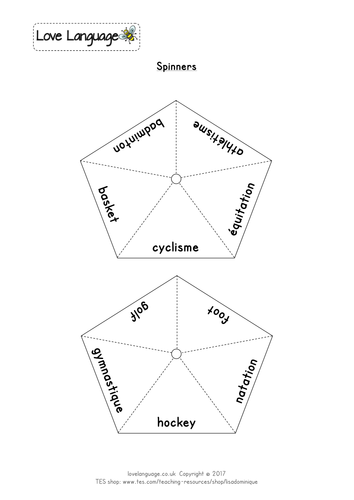 Sports in French - spinners