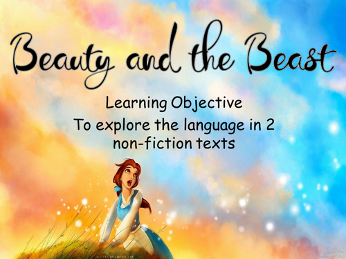 AQA New Specification 8700 English Language Paper 2 Beauty and the Beast non fiction lesson