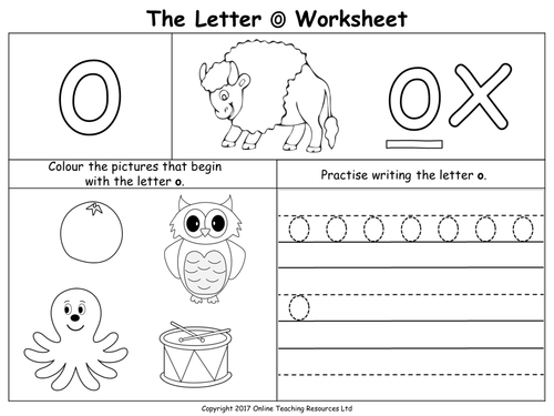 The Letter 'o' | Teaching Resources