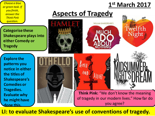 Macbeth - AQA New Specification - Act 5 Scene 5: Genre Conventions