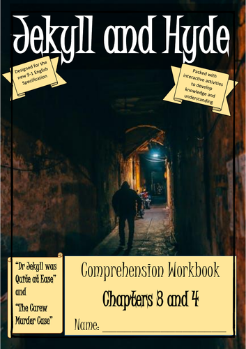 Jekyll and Hyde comprehension and revision booklet - chapters 3 and 4
