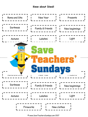 Diwali Lesson plan and Worksheets / Activity | Teaching Resources
