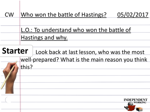 The Battle of Hastings