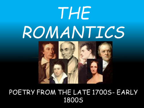 Poetry - The Romantics | Teaching Resources