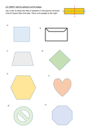 Geometry 1 Y3 - Unit of work - Polygons, classifying and producing 2-D