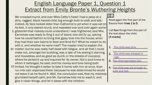 How To Answer Language Paper 1 Question 3