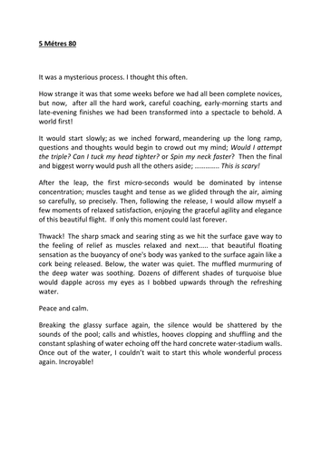 Year 4 creative writing examples image