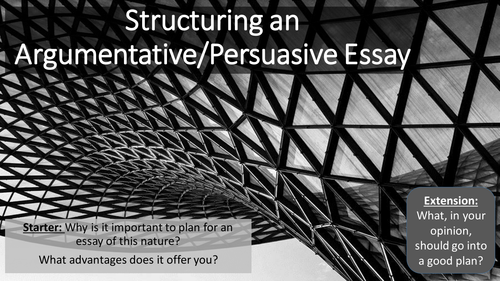 Lesson 4 - Planning and Structuring a Response. Paper 2 Writing. 9-1 AQA English Language.