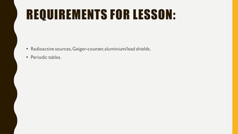 Atomic Structure - 4.2 & 4.4 Radioactive Decay & Equations Lesson