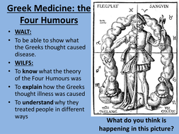 NEW AQA GCSE Medicine: Four Humours | Teaching Resources