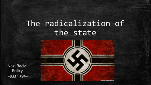 Nazi radicalisation. Persecution in Nazi Germany Holocaust