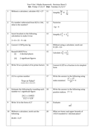 Year 9 maths revision image