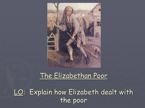 Elizabethan Poor Law Teaching Resources