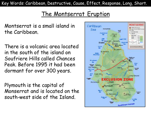 Economic impacts of montserrat eruption picture