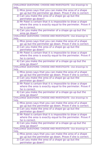 Area of rectangles and squares Lesson Pack x 3 - Plans, presentation ...