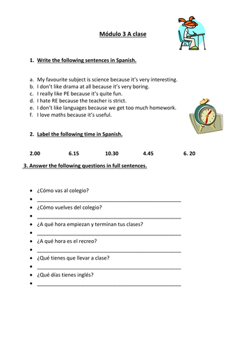 gcse spanish edexcel revision booklet 9 modules teaching resources