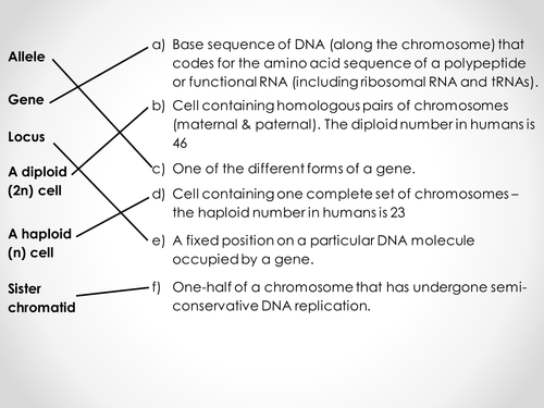 AQA A-level Biology (2016 spec). Section 7 Topic 17: Inherited change 7 Autosomal linkage