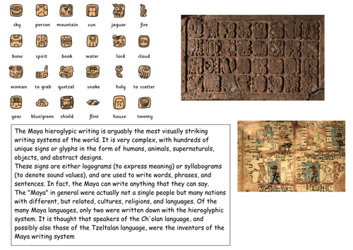 Mayan Civilisation introduction comparing it to Ancient Egypt KS2 ...