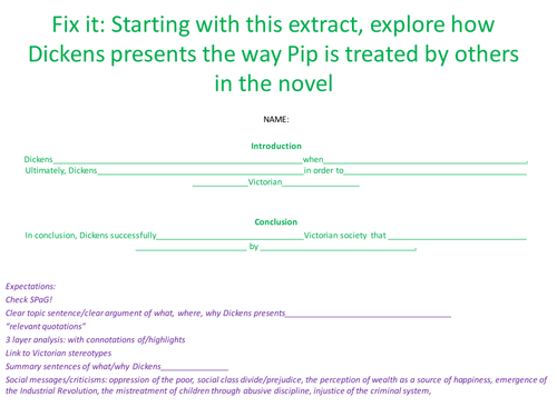 Analysing Great Expectations