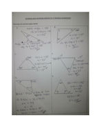 ANGLES IN TRIANGLES WORKSHEET WITH ANSWERS | Teaching Resources