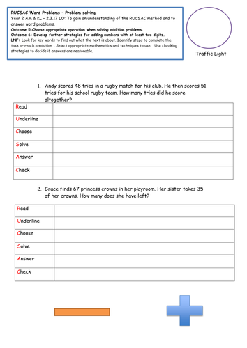 maths problem solving year 2 3 4 teaching resources