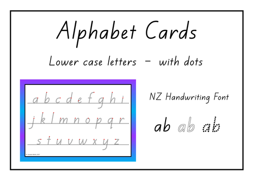 New Zealand Alphabet Cards - Handwriting Letter Formation | Teaching ...