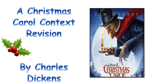 A Christmas Carol Context Revision Booklet