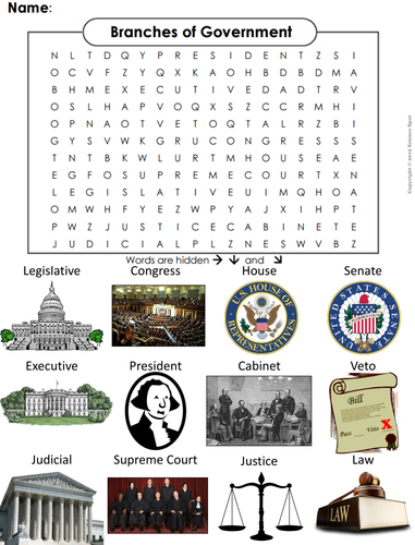 3-branches-of-government-word-search